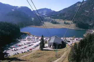 Blick auf den Spitzingsee