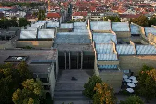 Die Neue Pinakothek von oben