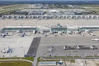 Flughafen München von oben