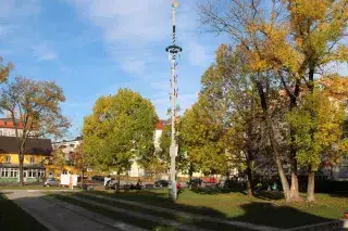 Maibaum auf dem Laimer Anger