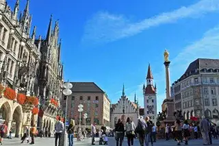 Der Münchner Marienplatz