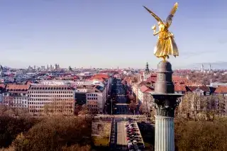 Panoramablick vom Friedensengel