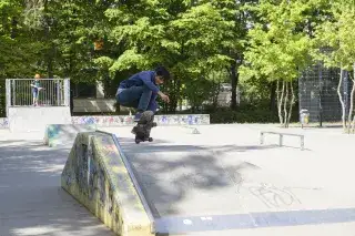 Skater im Maßmannpark