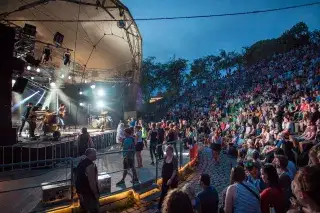 Live Auftritt auf der Seebühne beim Theatron Musiksommer im Olympiapark