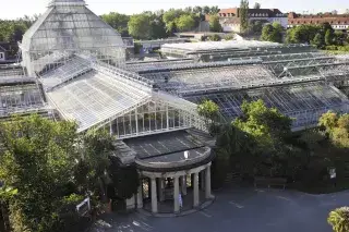 Das Gewächshaus im Botanischen Garten München