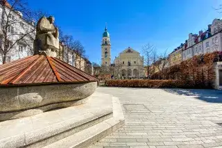 Josephsplatz in der Sonne