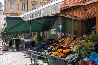 Der Wiener Markt in München.