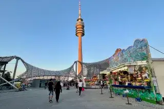 Sommer in der Stadt im Olympiapark