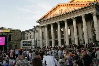 Open Air Konzert beim Musikfestival "Oper für Alle" an der Bayerische Staatsoper