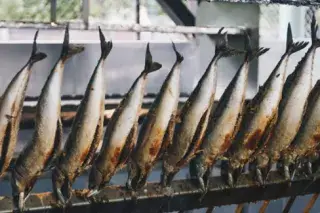 Steckerlfisch im Hirschgarten