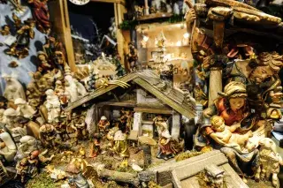 Christkindlmarkt: Weihnachtskrippe auf dem Kripperlmarkt.