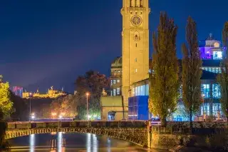 Deutsches Museum bei Nacht zur Langen Nacht der Museen