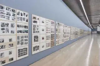 Ausstellung von Gerhard Richter im Kunstbau der Städtischen Galerie im Lenbachhaus