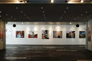 Ausstellung im Foyer des Amerikahauses