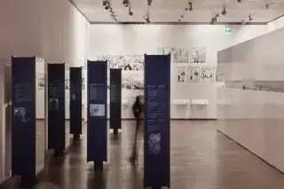 Die Dauerausstellung "Stimmen_Orte_Zeiten" im Jüdischen Museum