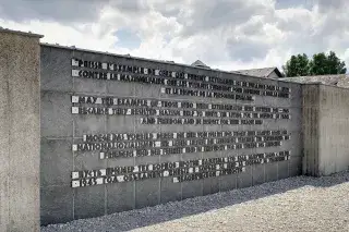 Mahnmal in der KZ-Gedenkstätte Dachau