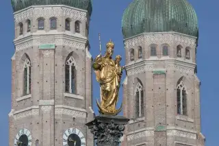 Marian column at Marienplatz 