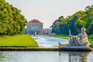 Schloss Nymphenburg im Frühling