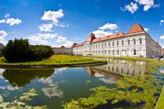 Schloss Nymphenburg in der Sonne