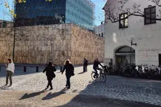 St. Jakobs Platz im Frühling