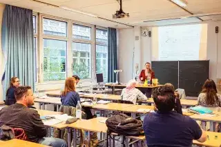 Unterricht im Städtischen Abendgymnasium