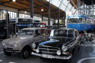 Oldtimer im Verkehrszentrum des Deutschen Museums