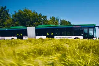 Bus im Umland von München