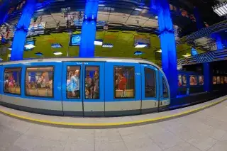 Subway at Münchner Freiheit station