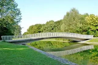 Die Brücke im Ostpark