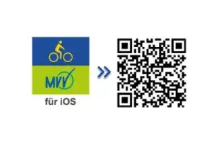 QR-Code für den MVV Routenplaner für iOS