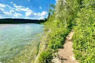 An der Isar bei Wolfratshausen