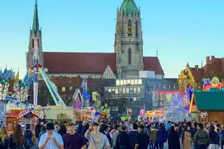 Frühlingsfest mit St. Paul im Hintergrund.