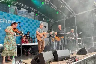 OB Dieter Reiter und die Paul Daly Band auf dem Stadtgeburtstag 2023