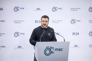 Volodymyr Zelenskyy at the  Munich Security Conference 2024