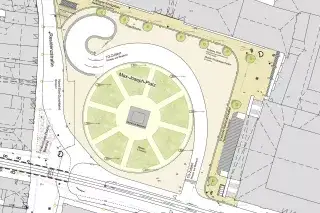 Visualisierung Max-Josephs-Platz von oben