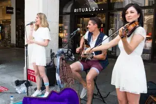 Ania Jools in der Münchner Innenstadt