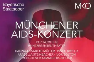 Münchener - Aids-Konzert - Plakat