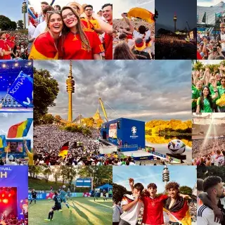 Collage EURO 2024 in München