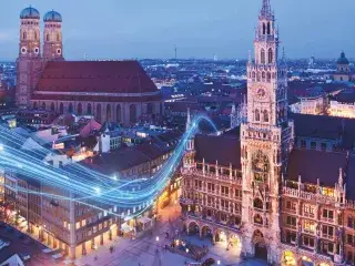 Neues Rathaus und Frauenkirche München