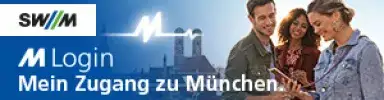 Eine Anzeige der Stadtwerke München für den M-Login