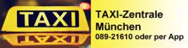 Anzeige für die Taxi-Zentrale München